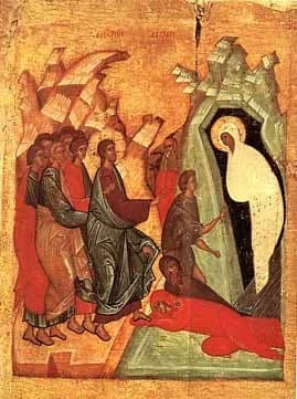 Синаксар на Лазарева Сабота